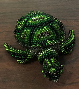 Beaded Turtle Sm (Guat)