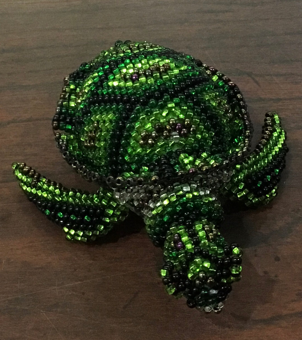 Beaded Turtle Sm (Guat)