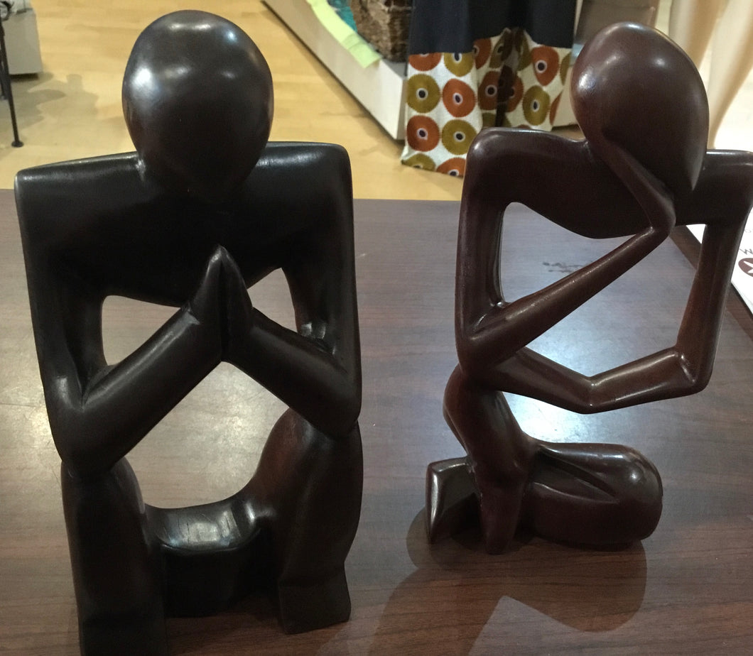 Wooden Sculptures (pondering)