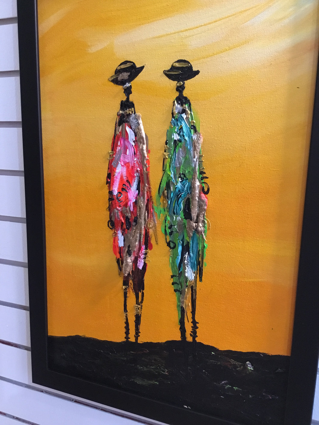 Painting-People Walking