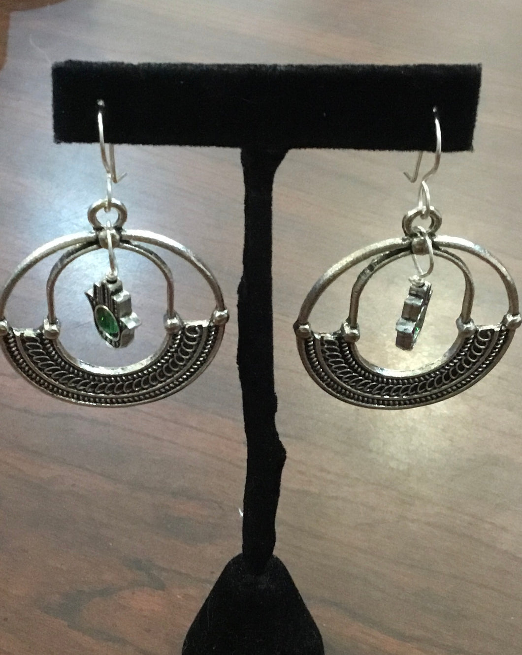 Hand of Fatima earrings