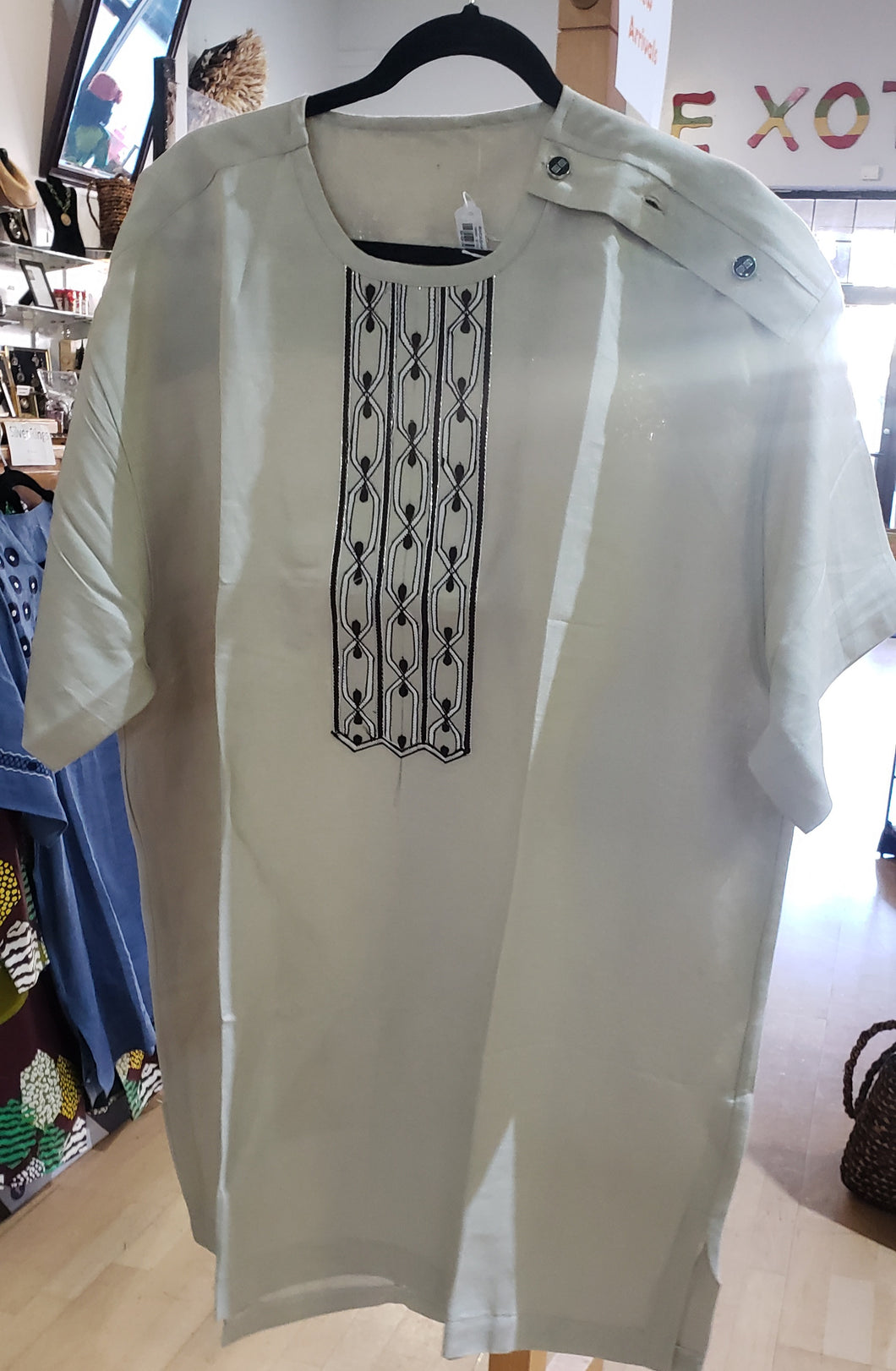 TAN SHORT SLEEVE DASHIKI