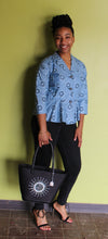 Load image into Gallery viewer, Quarter Sleeve Peplum Blazer
