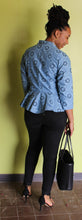 Load image into Gallery viewer, Quarter Sleeve Peplum Blazer
