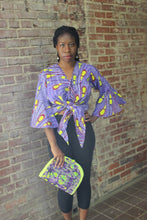 Load image into Gallery viewer, Wrap Blouse Red and Yellow
