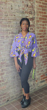 Load image into Gallery viewer, Wrap Blouse Red and Yellow
