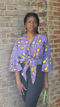Load image into Gallery viewer, Wrap Blouse Soft Purple

