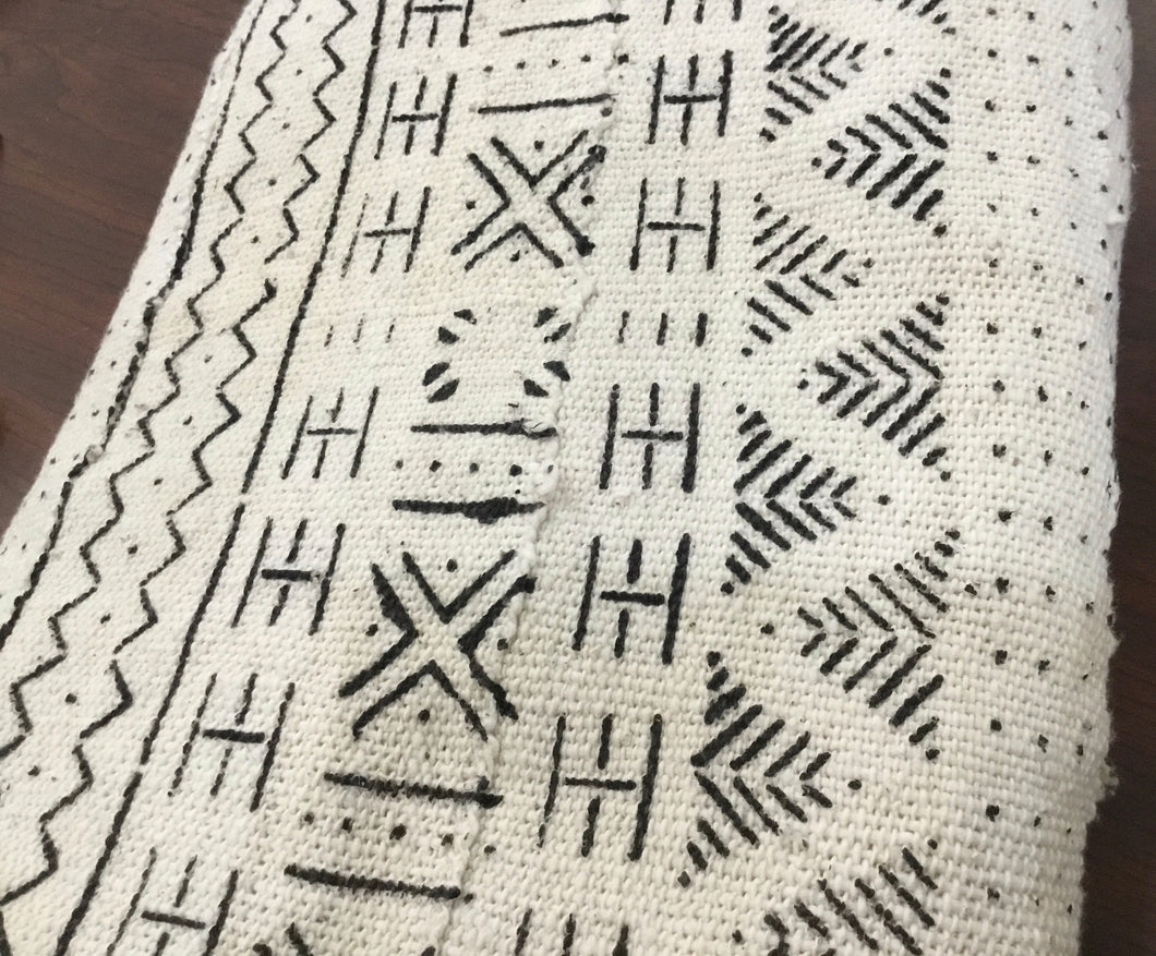 White Mudcloth