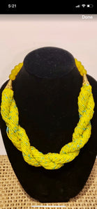 Twisted Strands bead Necklace