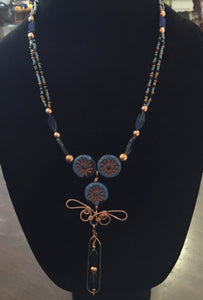 Blue Sun Necklace