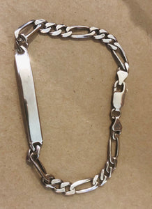 Silver link bracelet2