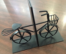 Load image into Gallery viewer, Iron Bicycle Book Ends
