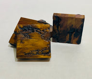Epoxy Wood Coaster Set
