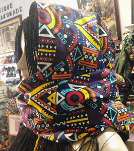 Abstract Hood Scarf