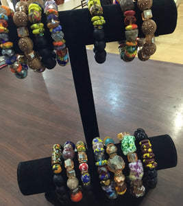 African beaded bracelets