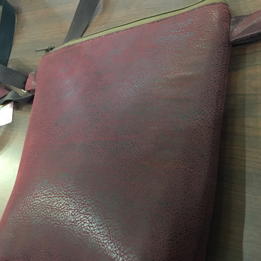 Crossbody Maroon Black Handbag