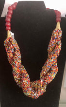 Load image into Gallery viewer, Twisted Strands bead Necklace
