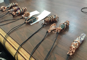 Wrapped Crystal Necklaces