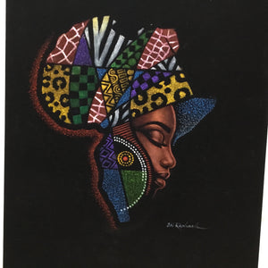 Velvet Painting of woman