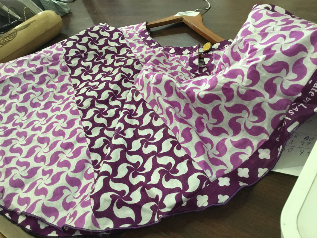 Purple Patterned shirt