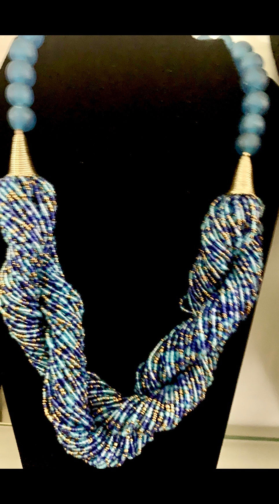 Twisted Strands bead Necklace