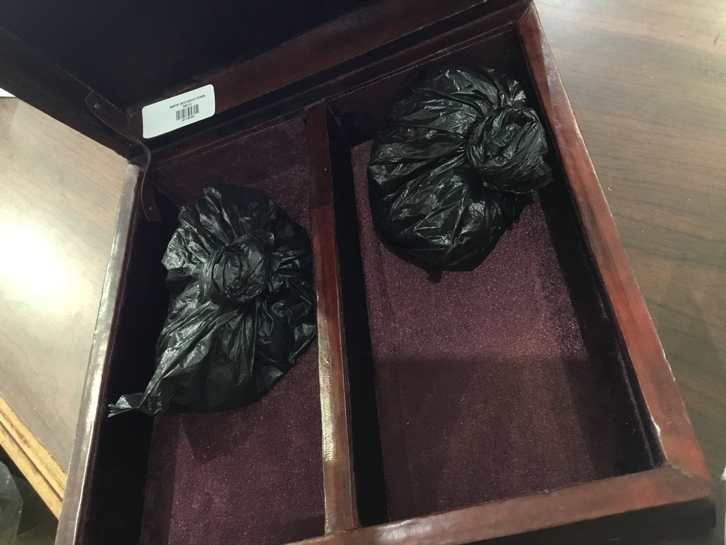 leather and wood chess