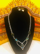 Silver Labradorite Set