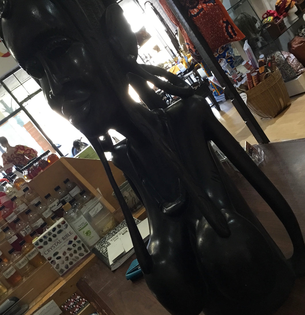 Ebony bust