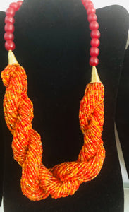 Twisted Strands bead Necklace