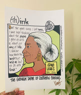 “Think” Edna Lewis Comic