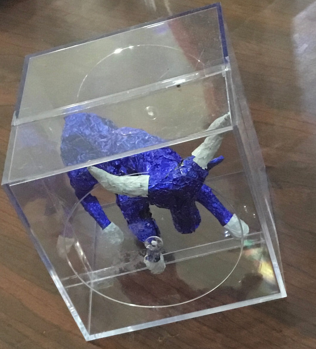 Foil Bull Sculpture