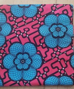 Pink and Blue fabric