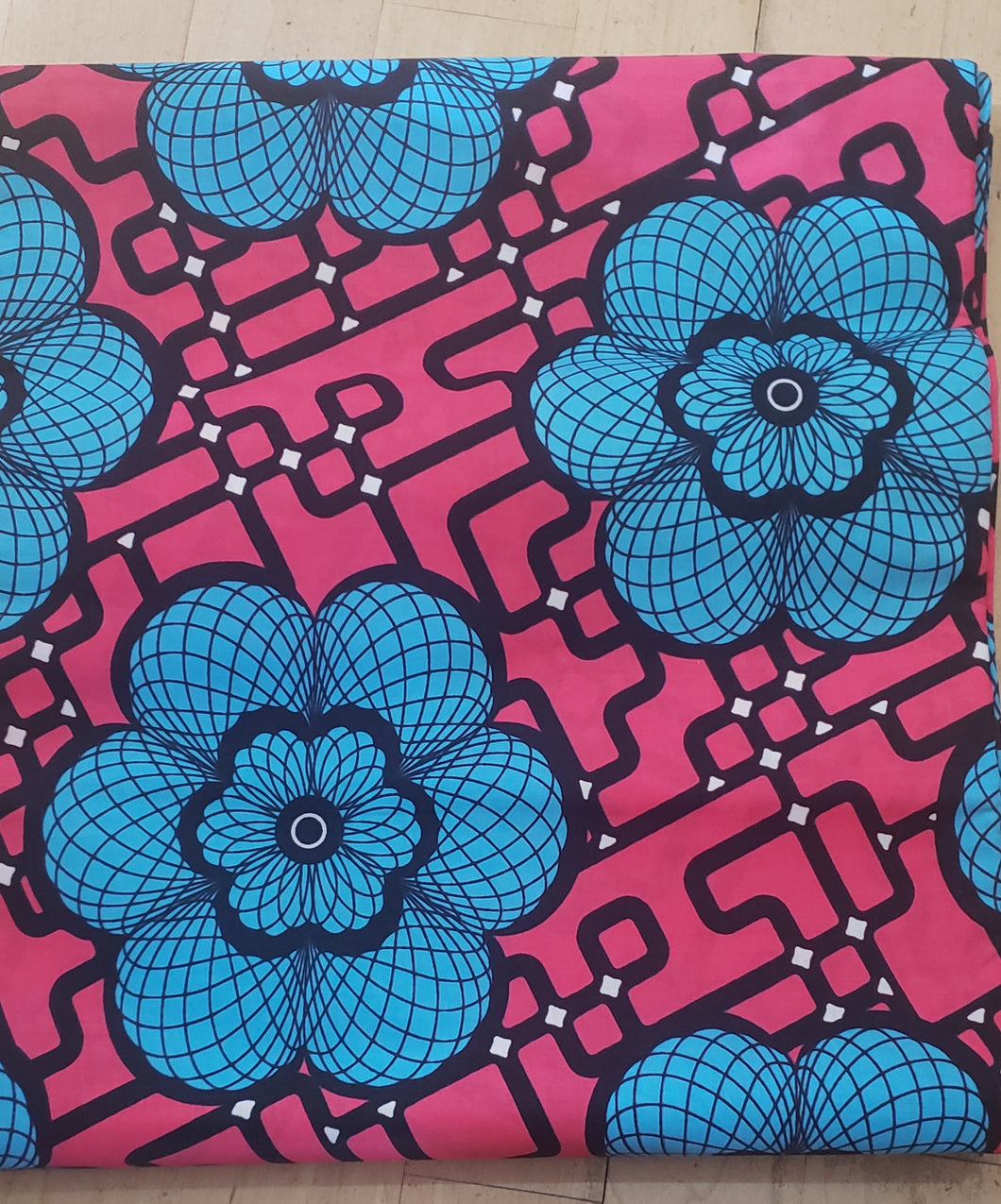 Pink and Blue fabric